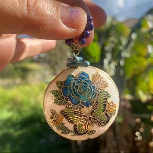 Vintage Cloisonné Pendant